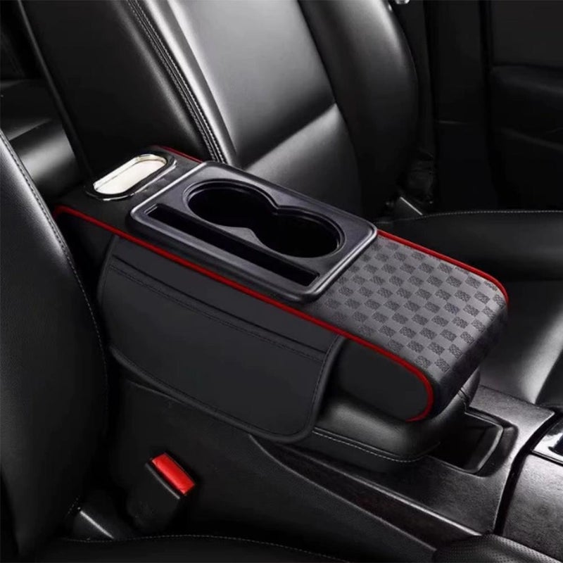 Universal storage bag for car armrests, tissue box, center elbow lifter, and multi-functional storage box